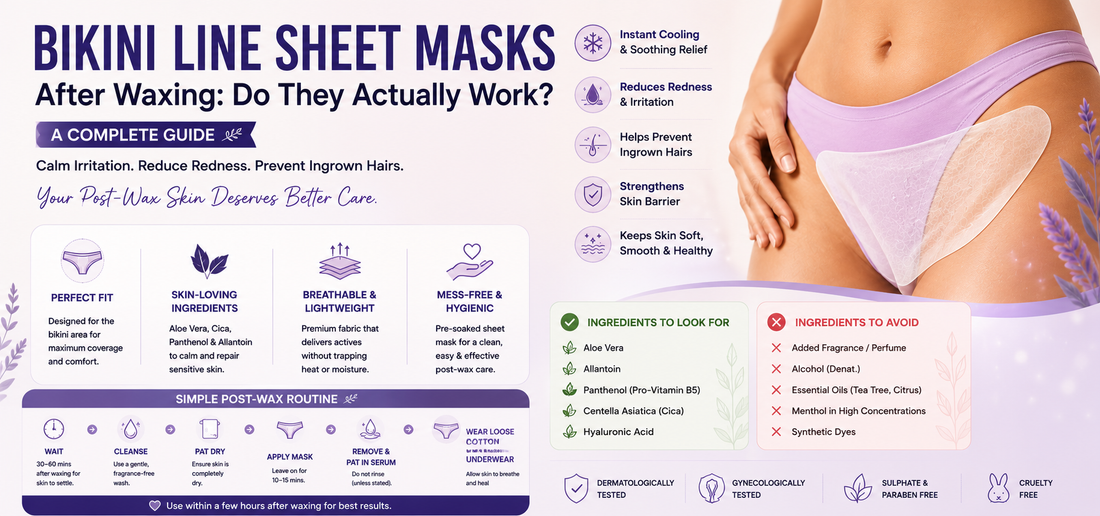 Bikini Line Sheet Masks After Waxing: Do They Actually Work? A Complete Guide