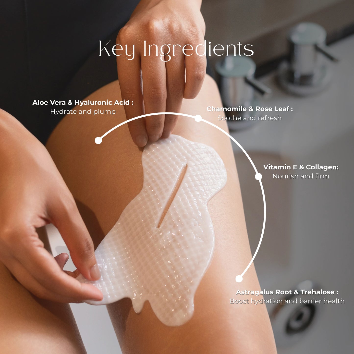 Dew Me Up Bikini Hydration Mask with Aloe Vera & Hyaluronic Acid