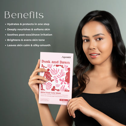Dusk and Dawn Bikini Sheet Mask – Hydration & Post-Shave Recovery for All Skin Types