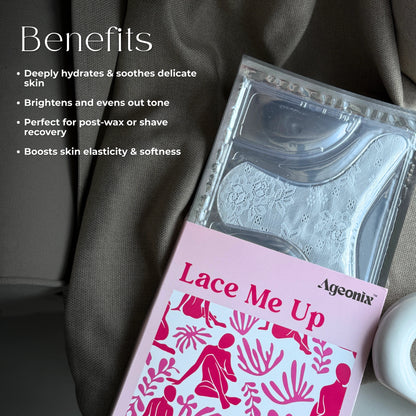 Lace Me Up Bikini Mask for Intimate Area – Soothing Post-Wax Hydration with Aloe Vera