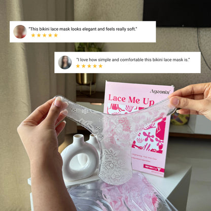 Lace Me Up Bikini Mask for Intimate Area – Soothing Post-Wax Hydration with Aloe Vera
