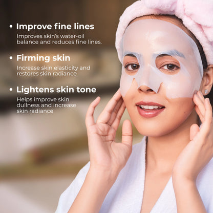 Rejuve Nuit Korean Collagen Overnight Face Mask – Glass Skin Hydration, Lifting & Wrinkle Repair with Hyaluronic Acid
