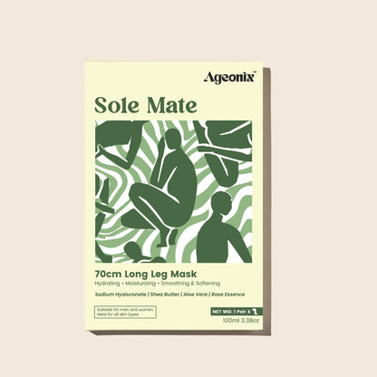 Sole Mate 70cm Hydrating Leg Mask with Shea Butter & Hyaluronic Acid