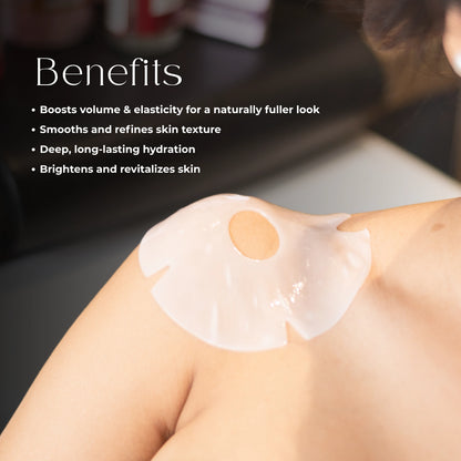 Tender Touch Breast Mask for Women – Anti-Sagging Firming & Plumping Chest Treatment with Collagen, Peptides & Hyaluronic Acid