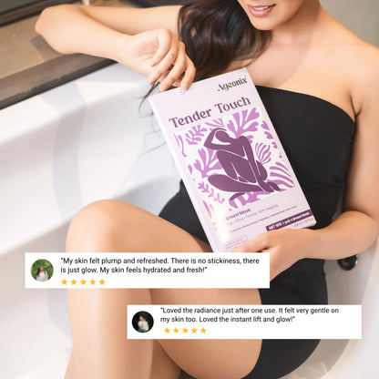 Tender Touch Breast Mask for Women – Anti-Sagging Firming & Plumping Chest Treatment with Collagen, Peptides & Hyaluronic Acid