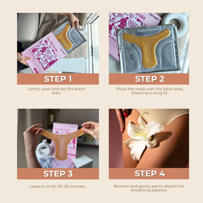 Tie Me Gold Bikini Mask – 24K Gold Hydration & Soothing Care